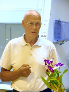 Jan Jonsson som har stor erfarenhet av att odla Cattleyor kunde visa upp en BLC Haw Yuan Beauty